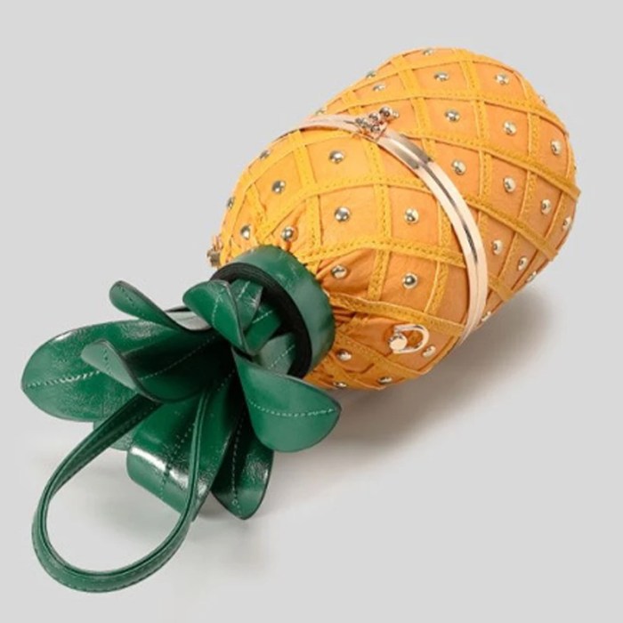pineapple barrel bag – cute rivet crossbody purse for women Pineapple Barrel Bag – Cute Rivet Crossbody Purse for Women 2