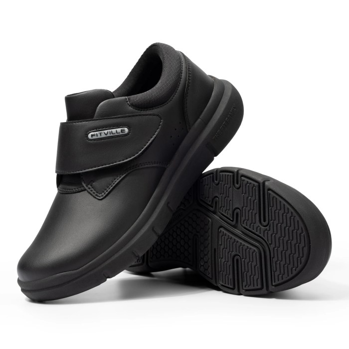 FitVille Extra Wide Men's Walking Shoes – Adjustable & Comfortable 1