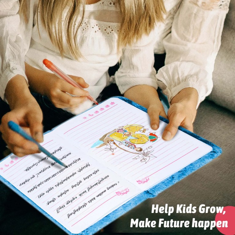 Secret Sparkle: Plush Diary for Boys with Lock & Key 4