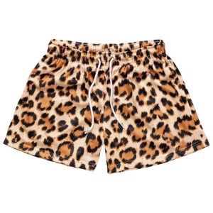 men's leopard print swim mesh boxer shorts – stylish & comfortable beachwear Men's Leopard Print Swim Mesh Boxer Shorts – Stylish & Comfortable Beachwear 2