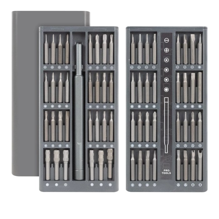 25/63 in 1 magnetic precision screwdriver set mini tools kit for phone & pc repair 25/63-in-1 Magnetic Precision Screwdriver Set - Mini Tools Kit for Phone & PC Repair