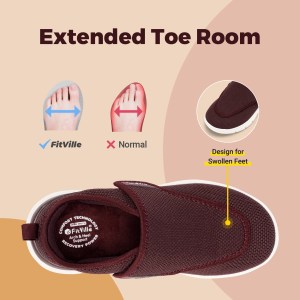 fitville extra wide women's adjustable walking shoes – perfect for wide feet FitVille Extra Wide Women\'s Adjustable Walking Shoes – Perfect for Wide Feet 2