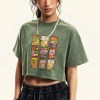 snack attack: retro fun print cotton t shirt for women Snack Attack: Retro Fun Print Cotton T-Shirt for Women 4