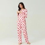 heartfelt comfort: valentine’s day long sleeve top & pants 2 piece spring set Heartfelt Comfort: Valentine’s Day Long Sleeve Top & Pants 2-Piece Spring Set 6