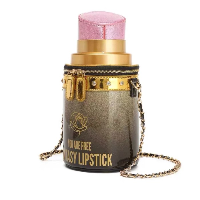 lipstick design shoulder bag – luxury letter chains box crossbody purse for women Lipstick Design Shoulder Bag – Luxury Letter Chains Box Crossbody Purse for Women 3