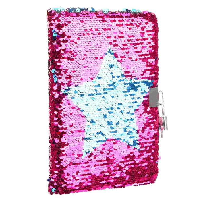 notebook diary kids journals for girls boy with lock teen metal star sequins notepad Notebook Diary Kids Journals for Girls Boy with Lock Teen Metal Star Sequins Notepad 2