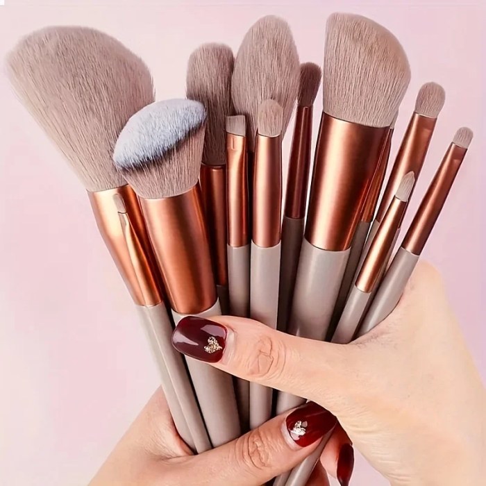 13 piece fluffy makeup brush set with storage bag pro beauty tools 13 Piece Fluffy Makeup Brush Set with Storage Bag Pro Beauty Tools