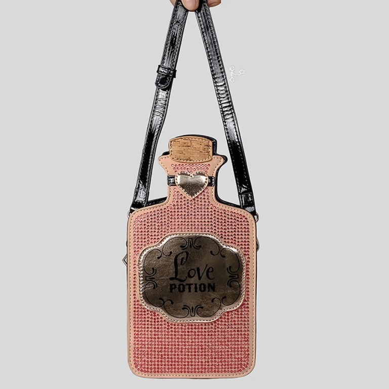 love potion bottle crossbody bag – cute heart deco shoulder purse for women Love Potion Bottle Crossbody Bag – Cute Heart Deco Shoulder Purse for Women 5