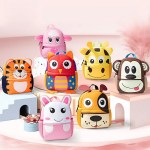 Adorable 3D Cartoon Monkey Backpack - Neoprene School Bag for Toddlers, Girls & Boys 2