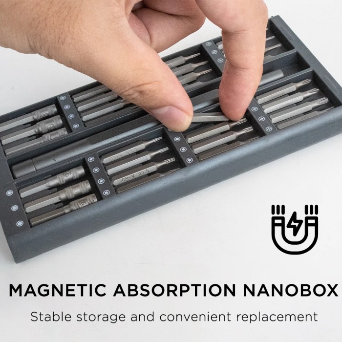 25/63 in 1 magnetic precision screwdriver set mini tools kit for phone & pc repair 25/63-in-1 Magnetic Precision Screwdriver Set - Mini Tools Kit for Phone & PC Repair 3