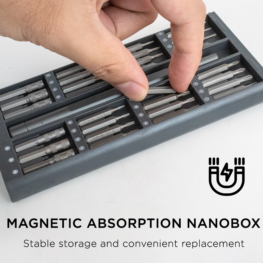 25/63-in-1 Magnetic Precision Screwdriver Set - Mini Tools Kit for Phone & PC Repair 3
