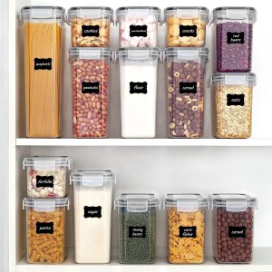 5-Piece Food Storage Container Set - Sealed Lids for Kitchen & Refrigerator 5