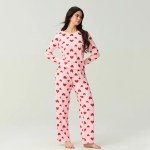 heartfelt comfort: valentine’s day long sleeve top & pants 2 piece spring set Heartfelt Comfort: Valentine’s Day Long Sleeve Top & Pants 2-Piece Spring Set 4