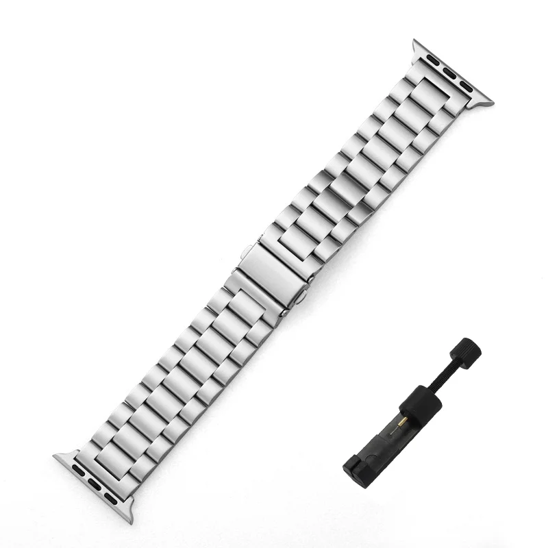 Stainless Steel Strap for Apple Watch - Metal Bracelet for Series 9/10 4