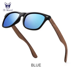 Oi Wood Natural Wooden Sunglasses for Men – Polarized Fashion Eyewear with TR90 Frames 4