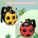 Adorable Ladybug Kindergarten Backpack with Leash - Perfect for Toddlers 1-3 Years 1