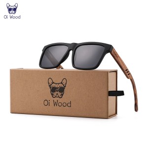 Oi Wood High Quality Square Sunglasses for Men – Polarized UV400 Fashion Eyewear for Driving & Sports 2