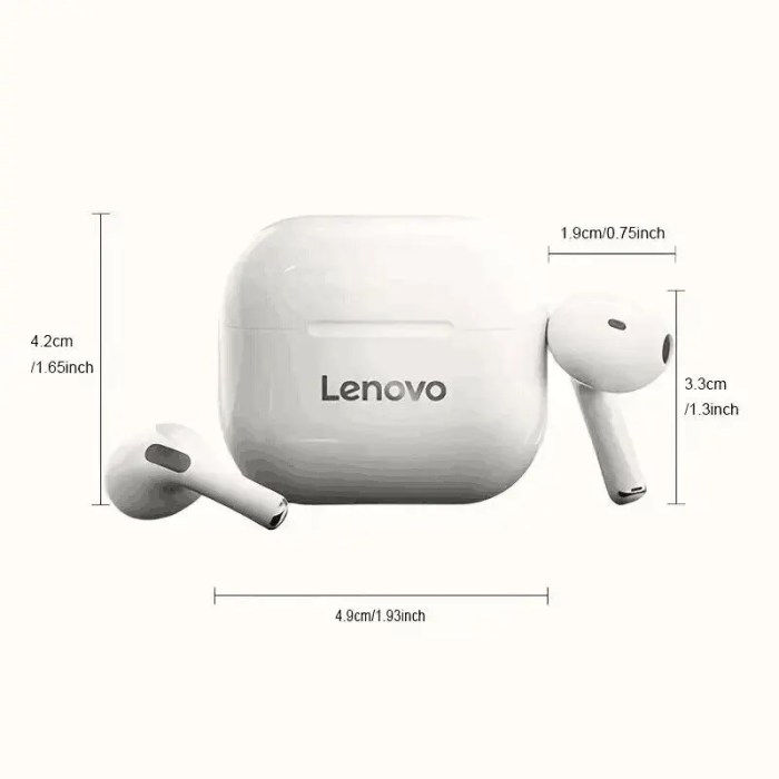 Lenovo LP40 TWS Bluetooth 5.0 Earbuds - Bass, Noise Reduction, Touch Control 6