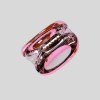 Acrylic Women’s Handbag – Trendy Half Moon Satchel Evening Bag 4