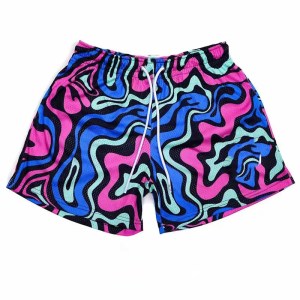 men's leopard print swim mesh boxer shorts – stylish & comfortable beachwear Men's Leopard Print Swim Mesh Boxer Shorts – Stylish & Comfortable Beachwear 2