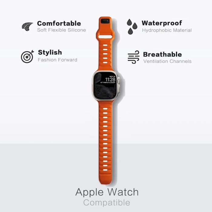sport band for apple watch soft silicone bands for men & women Sport Band for Apple Watch - Soft Silicone Bands for Men & Women 4