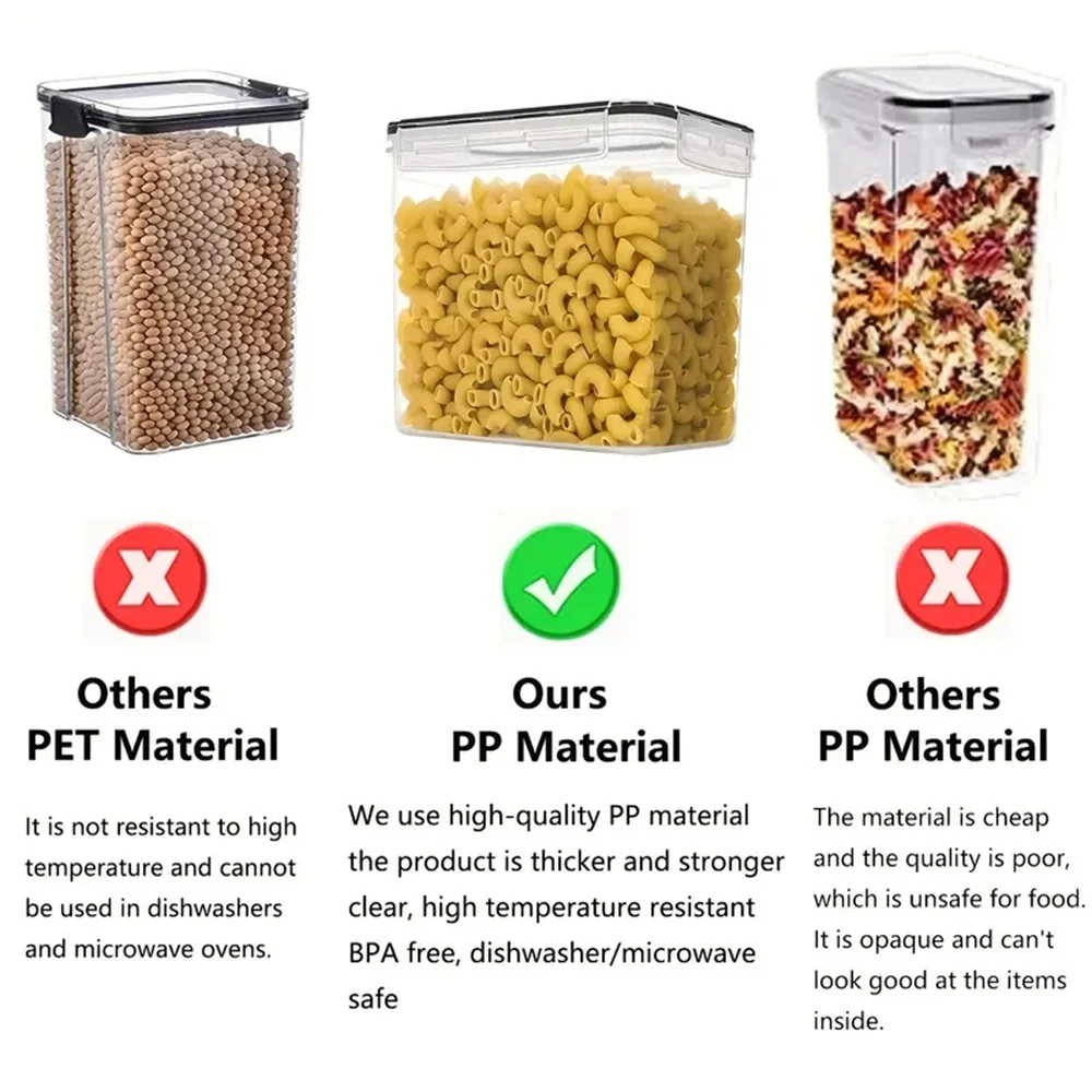 7-Piece Food Container Set - BPA-Free, Airtight Storage with Stickers & Pen 7-Piece Food Container Set - BPA-Free, Airtight Storage with Stickers & Pen