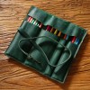 genuine leather pencil case retro key & pen bag, handmade gift Genuine Leather Pencil Case - Retro Key & Pen Bag, Handmade Gift 5