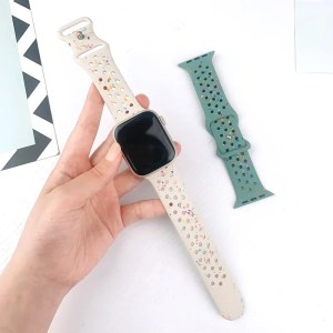 speckled silicone apple watch band – compatible with ultra 2, series 10/9/8/7/6/se, 49mm 40mm sizes Speckled Silicone Apple Watch Band – Compatible with Ultra 2, Series 10/9/8/7/6/SE, 49mm-40mm Sizes 2