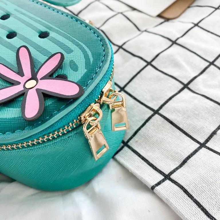 women's cactus handbag – flowers shoulder bag, mini crossbody messenger bag Women's Cactus Handbag – Flowers Shoulder Bag, Mini Crossbody Messenger Bag 3