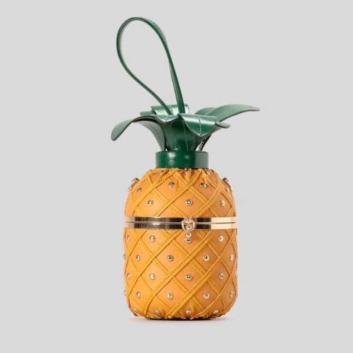 pineapple barrel bag – cute rivet crossbody purse for women Pineapple Barrel Bag – Cute Rivet Crossbody Purse for Women