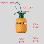 pineapple barrel bag – cute rivet crossbody purse for women Pineapple Barrel Bag – Cute Rivet Crossbody Purse for Women 5