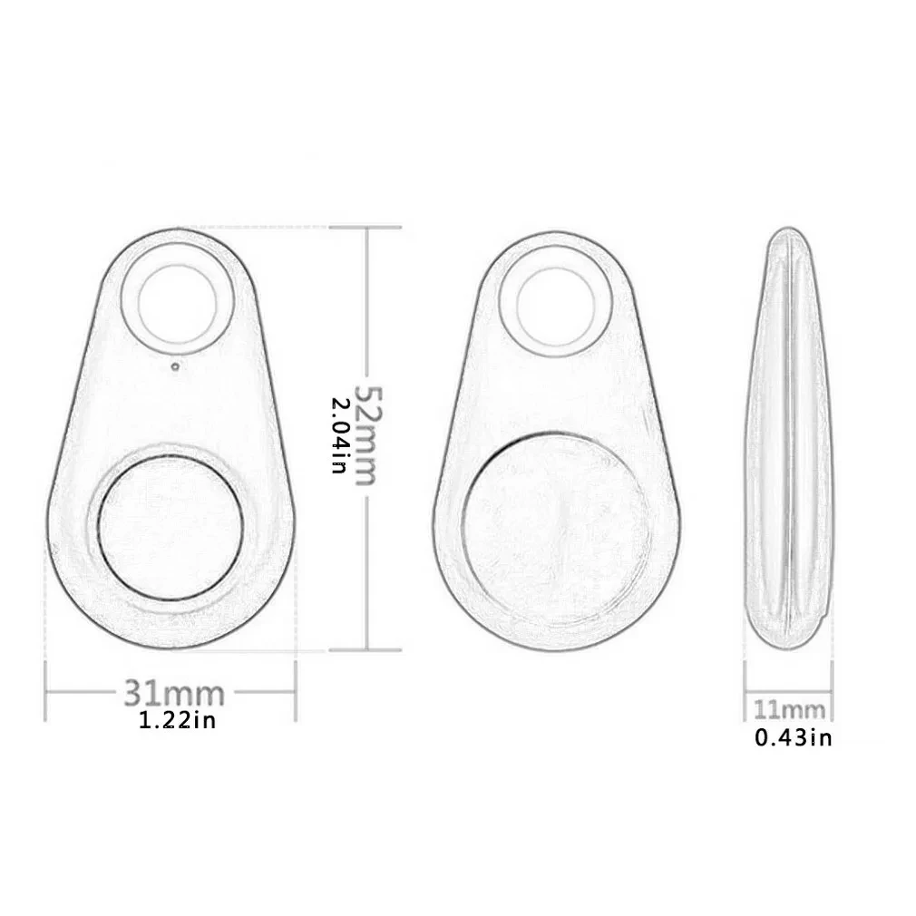 Mini GPS Bluetooth Tracker - The Ultimate Anti-Lost Device for Pets, Kids & More