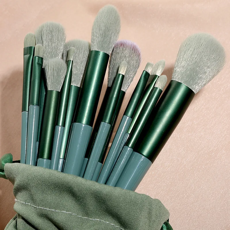 13-Piece Professional Makeup Brush Set with Box - Concealer & More 5