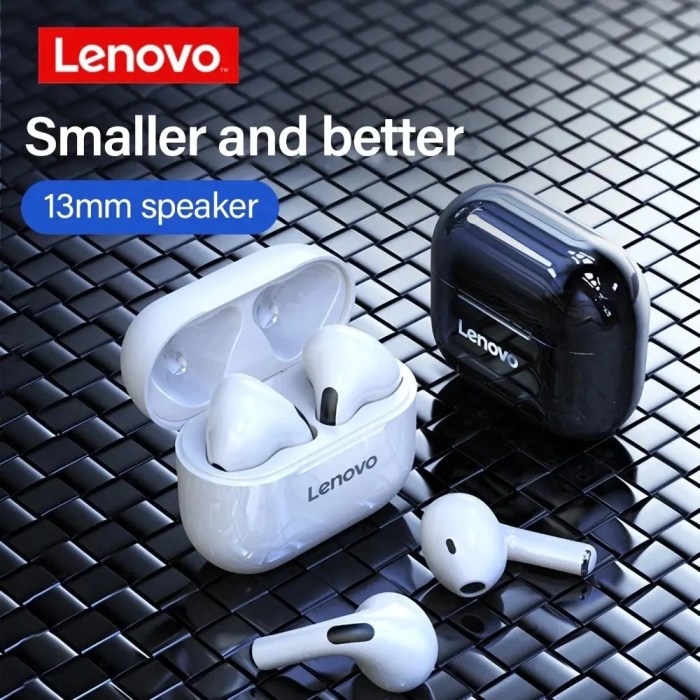 Lenovo LP40 TWS Bluetooth 5.0 Earbuds - Bass, Noise Reduction, Touch Control 3