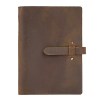 Genuine Leather A5 Notebook - Rings Planner, Travel Journal & Sketchbook