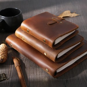 genuine leather a5 notebook rings planner, travel journal & sketchbook Genuine Leather A5 Notebook - Rings Planner, Travel Journal & Sketchbook 5