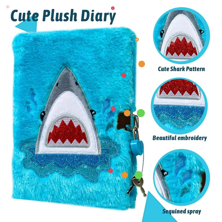 Secret Sparkle: Plush Diary for Boys with Lock & Key 1