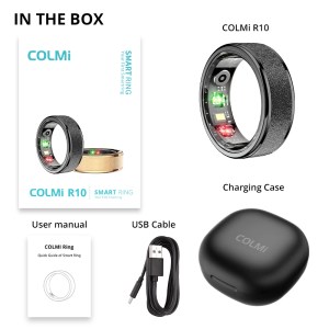 colmi r10 smart ring – health & sleep tracker, 5atm waterproof, multi sport, with charging case COLMI R10 Smart Ring – Health & Sleep Tracker, 5ATM Waterproof, Multi-Sport, with Charging Case 4