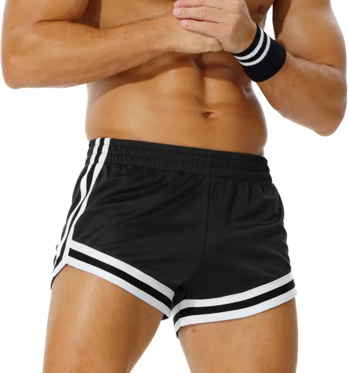 AIMPACT Retro Mesh Running Shorts: Quick-Dry 3-Inch Athletic Workout Shorts