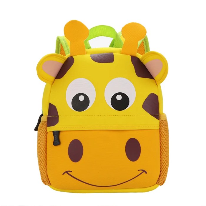 adorable 3d cartoon monkey backpack neoprene school bag for toddlers, girls & boys Adorable 3D Cartoon Monkey Backpack - Neoprene School Bag for Toddlers, Girls & Boys 4