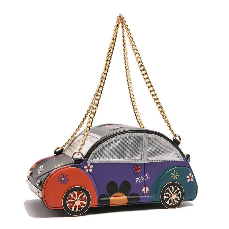 Beetle Shaped Handbag – Car Design Shoulder Bag for Women,