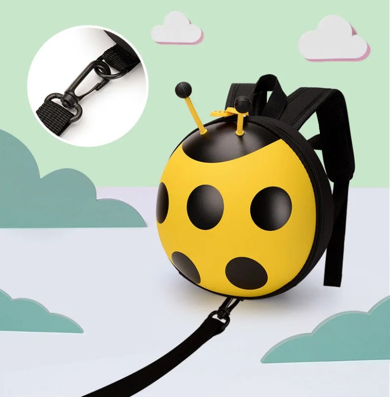 Adorable Ladybug Kindergarten Backpack with Leash - Perfect for Toddlers 1-3 Years 5
