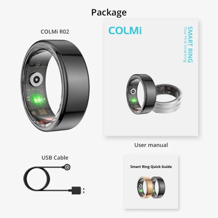 colmi r02 smart ring – titanium steel, health tracking, waterproof, multi sport modes COLMI R02 Smart Ring – Titanium Steel, Health Tracking, Waterproof, Multi-Sport Modes 5