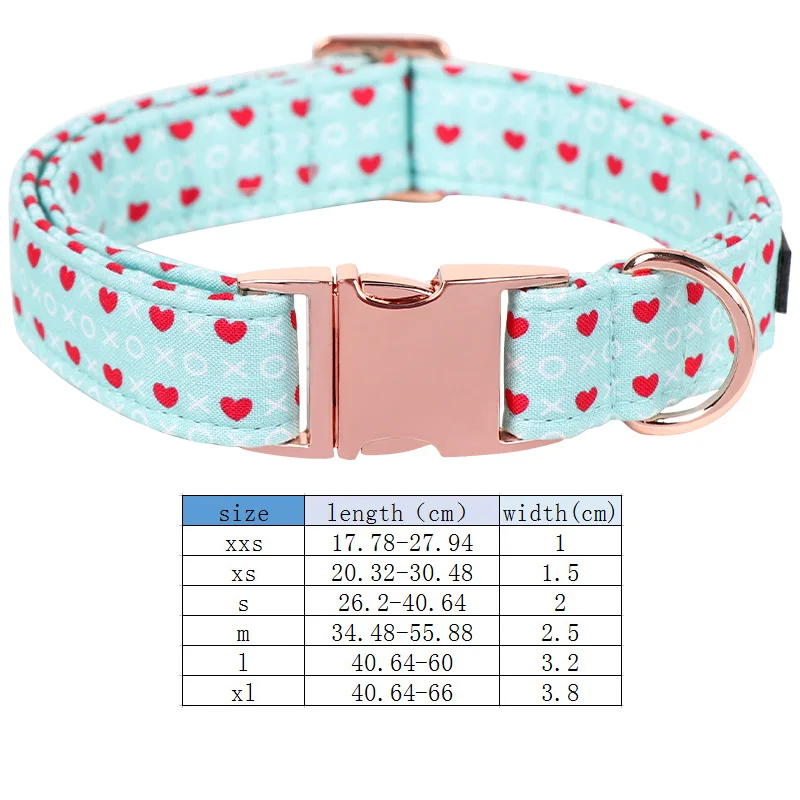 paws of love: blue heart valentine’s day dog collar with bowtie Paws of Love: Blue Heart Valentine’s Day Dog Collar with Bowtie 5