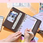 Leopard Chic: A6 6-Hole Cash Budget Planner & Binder 2
