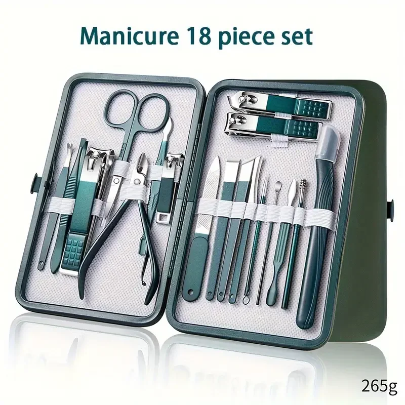 7/18-Piece Stainless Steel Nail Clipper Set - Grooming & Manicure Kit 3