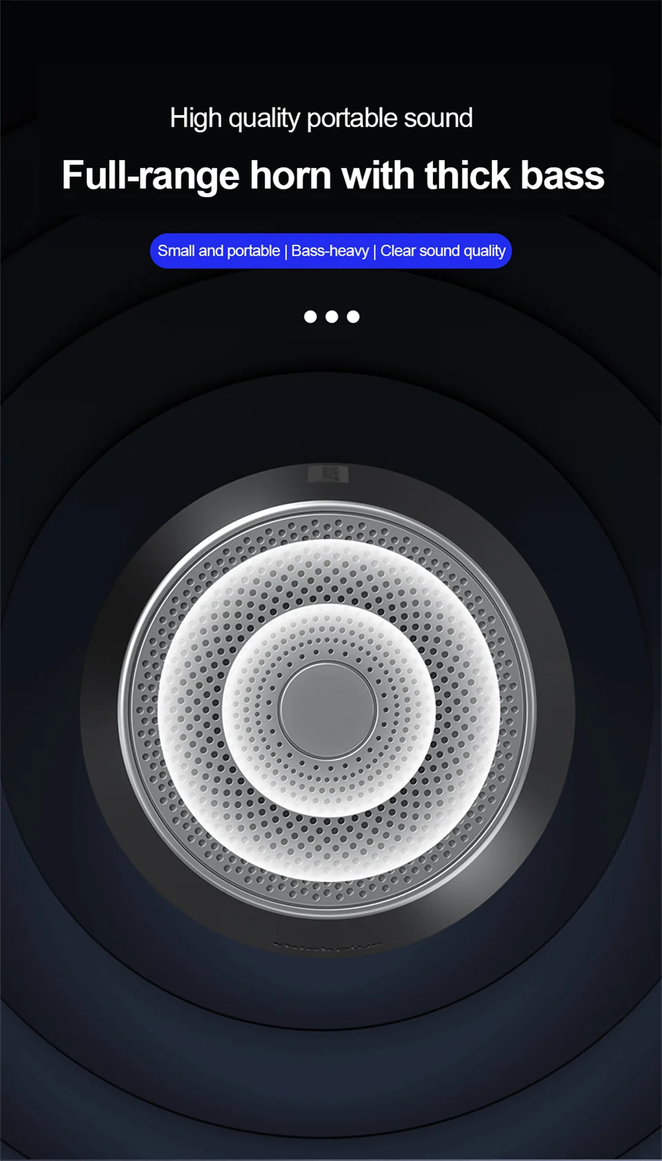 Lenovo K3 Pro Waterproof Bluetooth Speaker - Portable Stereo Sound 