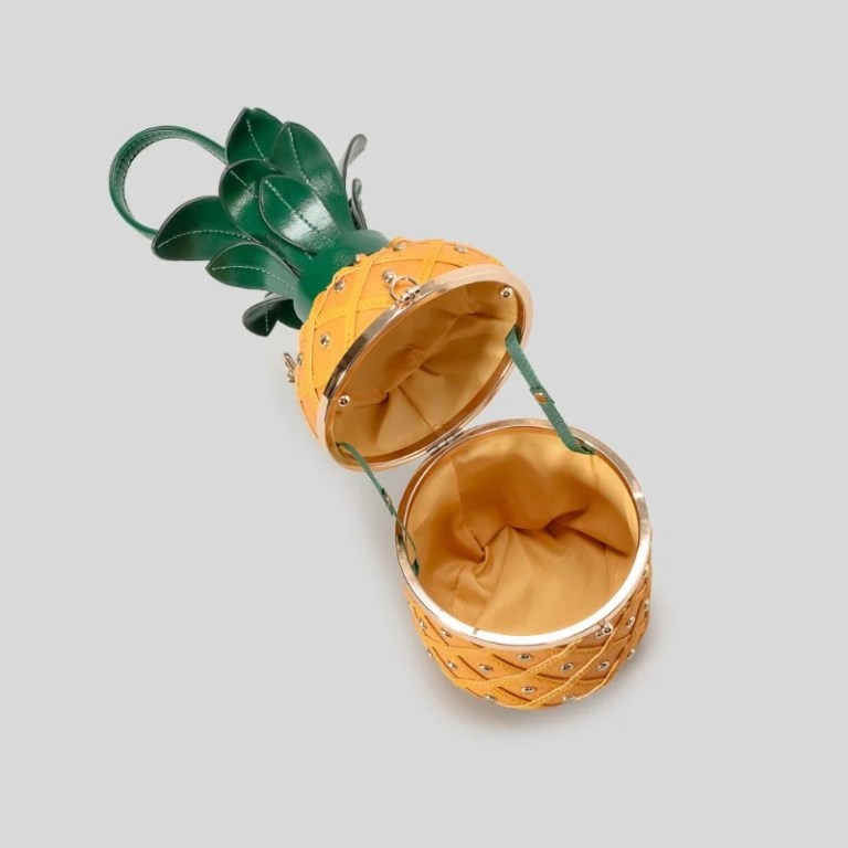 pineapple barrel bag – cute rivet crossbody purse for women Pineapple Barrel Bag – Cute Rivet Crossbody Purse for Women 4