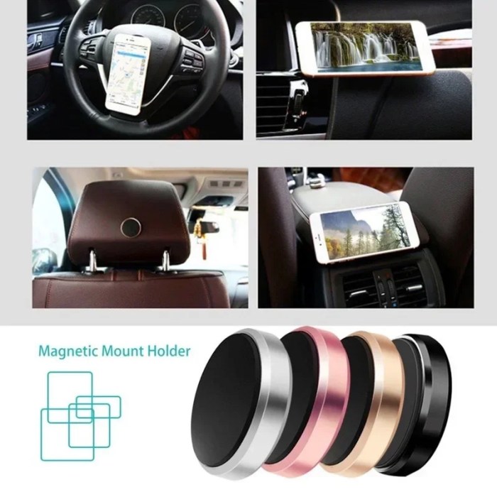 Magnetic Car Phone Holder - Universal Dashboard Stand for iPhone & Samsung 5