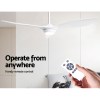 devanti 52'' ceiling fan dc motor w/light w/remote white devanti 52'' ceiling fan dc motor w/light w/remote white